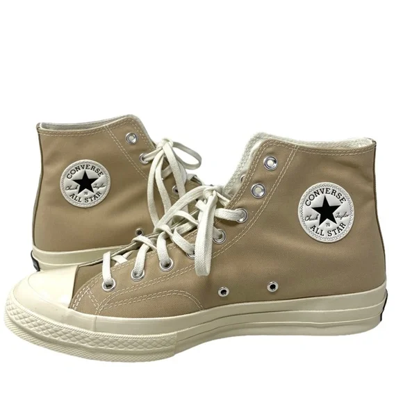 Converse Chuck 70 High Sneakers Beach Stone Canvas Shoes Casual For Men A05658C - Picture 5 of 9